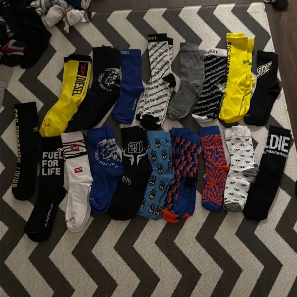 Diesel Men's Multicolor Sock Set